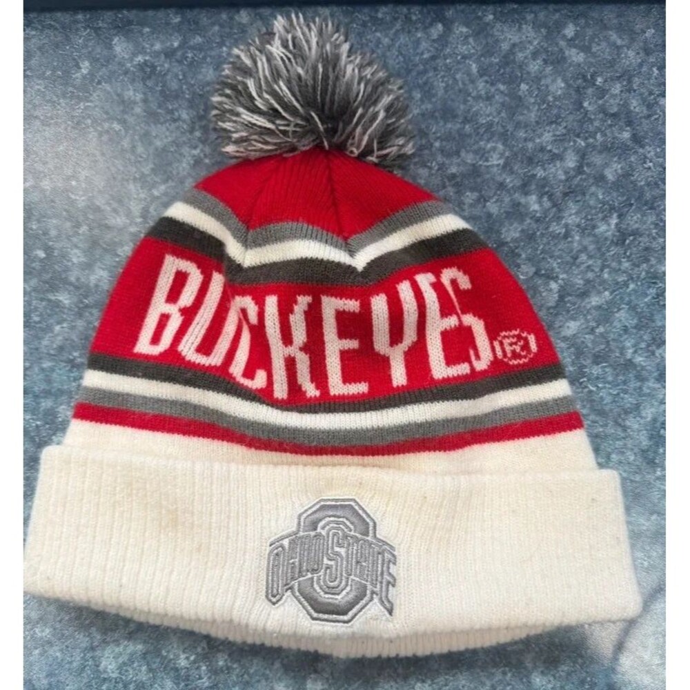 Ohio State Buckeyes OSU Winter Pom Pom hat (official licensed)